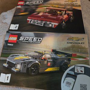 Lego speed champions Chevrolet Corvette C8R and 1968 Corvette 76903